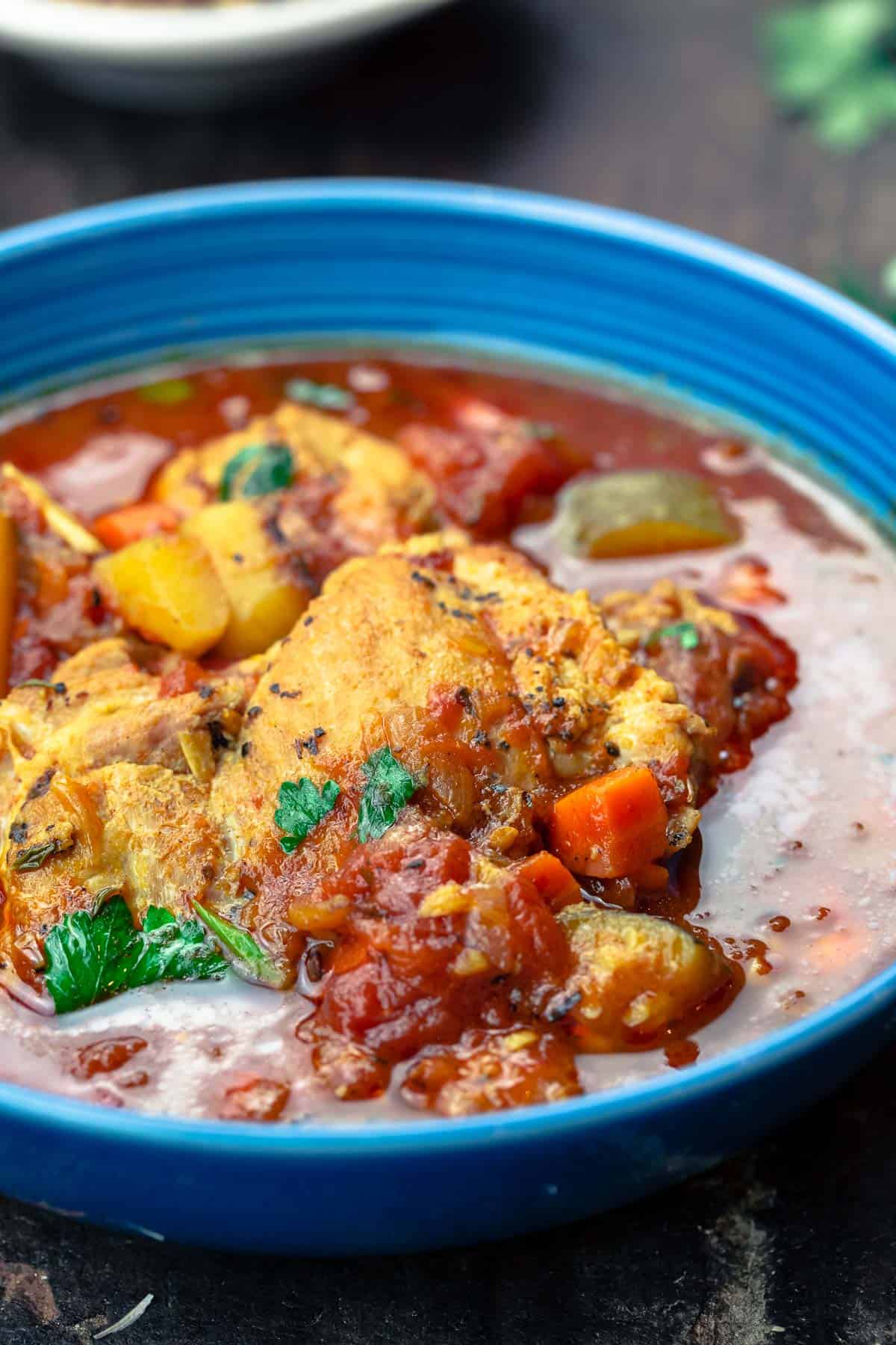 Slow Simmered Seven-Mole Chicken Stew