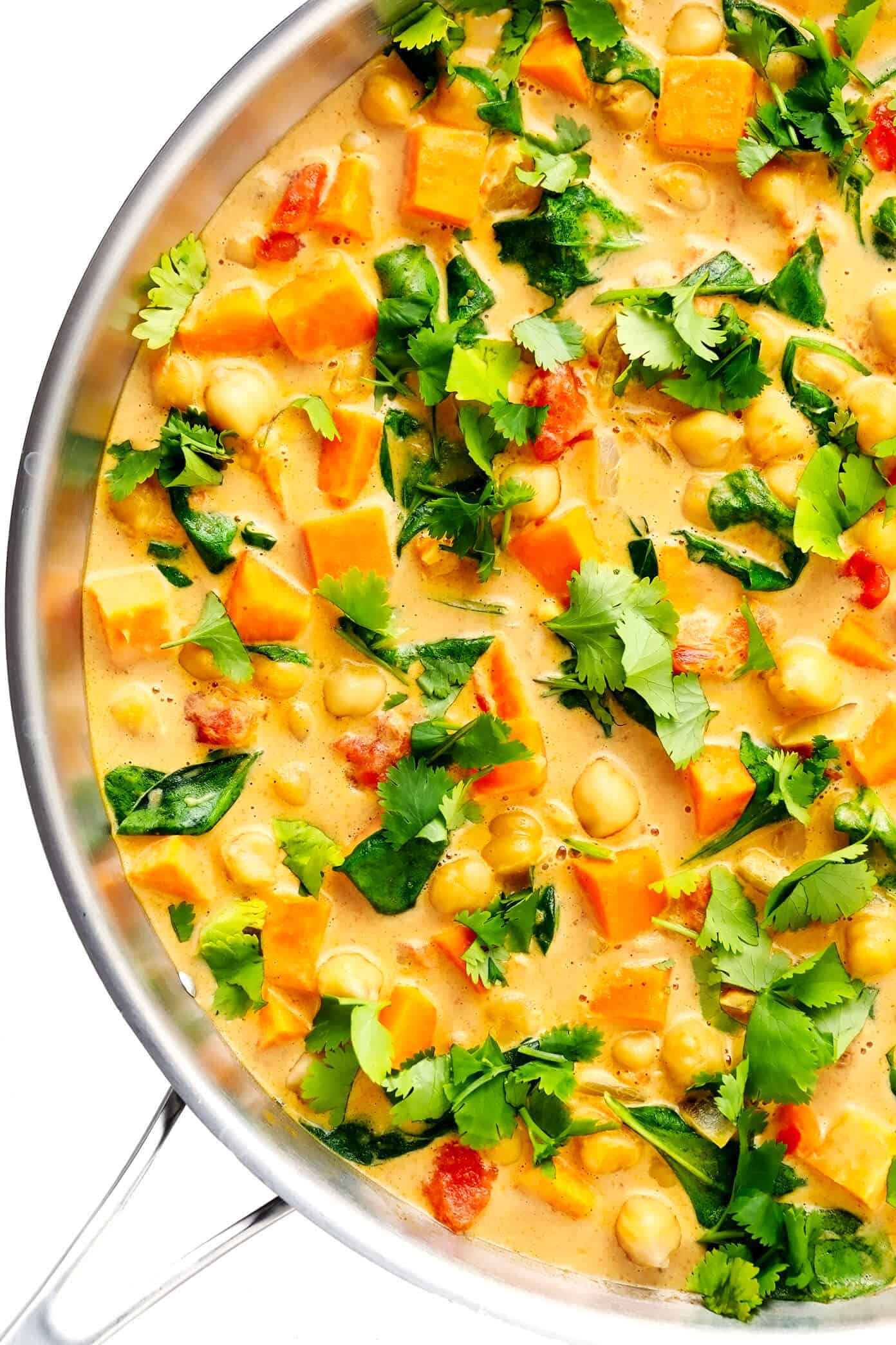 Half-Infused Spiced Chickpea and Sweet Potato Curry
