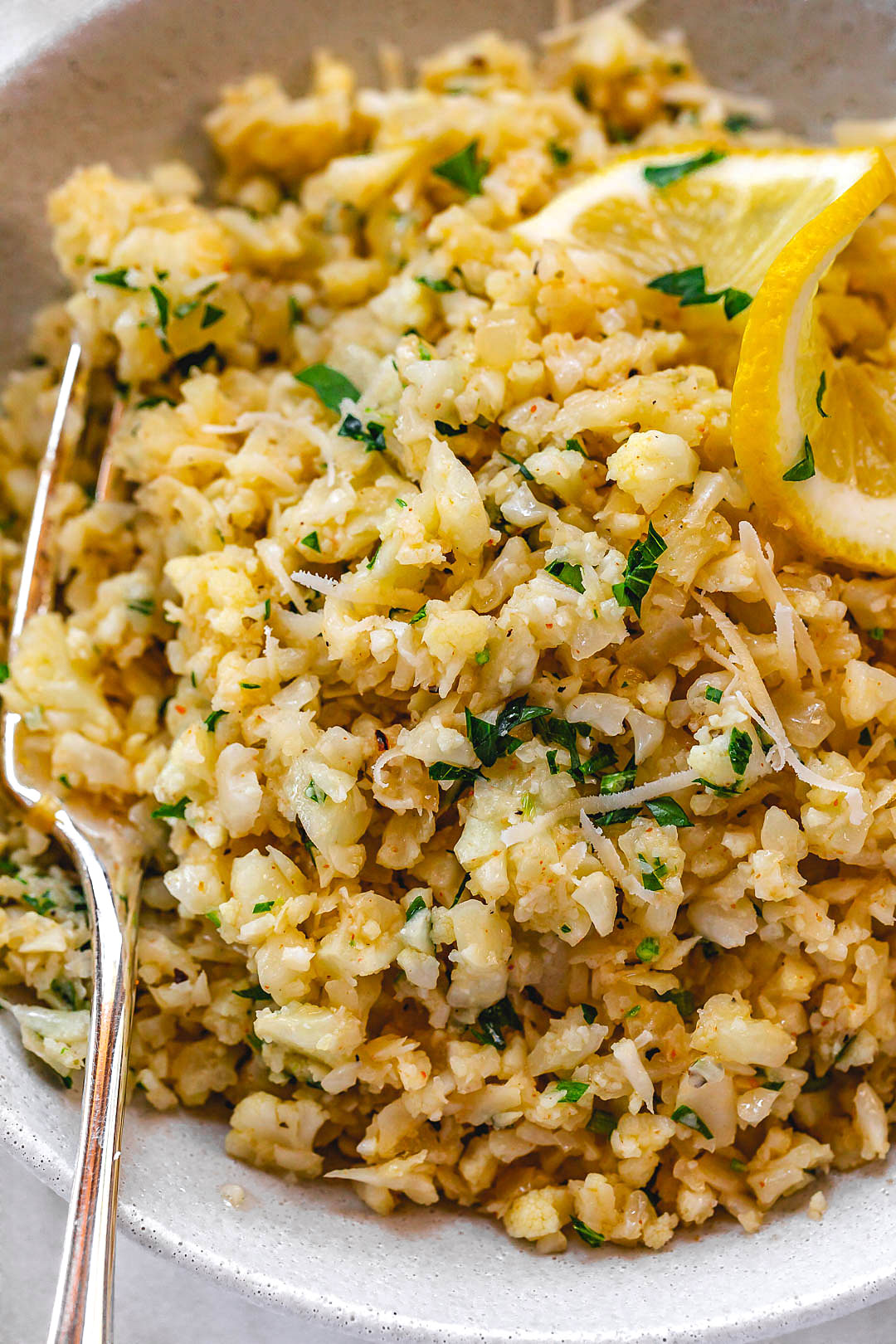 Stir-Fried Cauliflower Rice with Ground Turkey and Vegetables