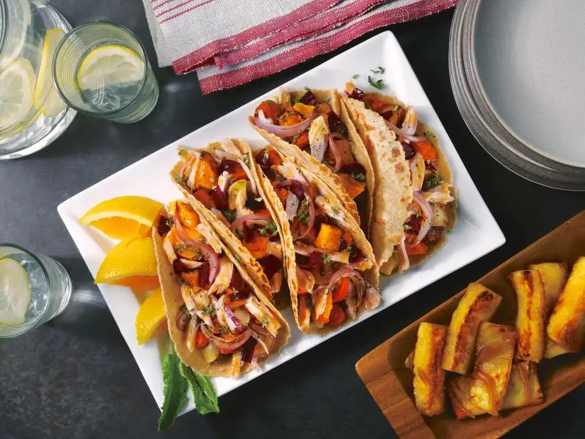 Grilled Citrus-Marinated Pork Tacos with Pickled Onion