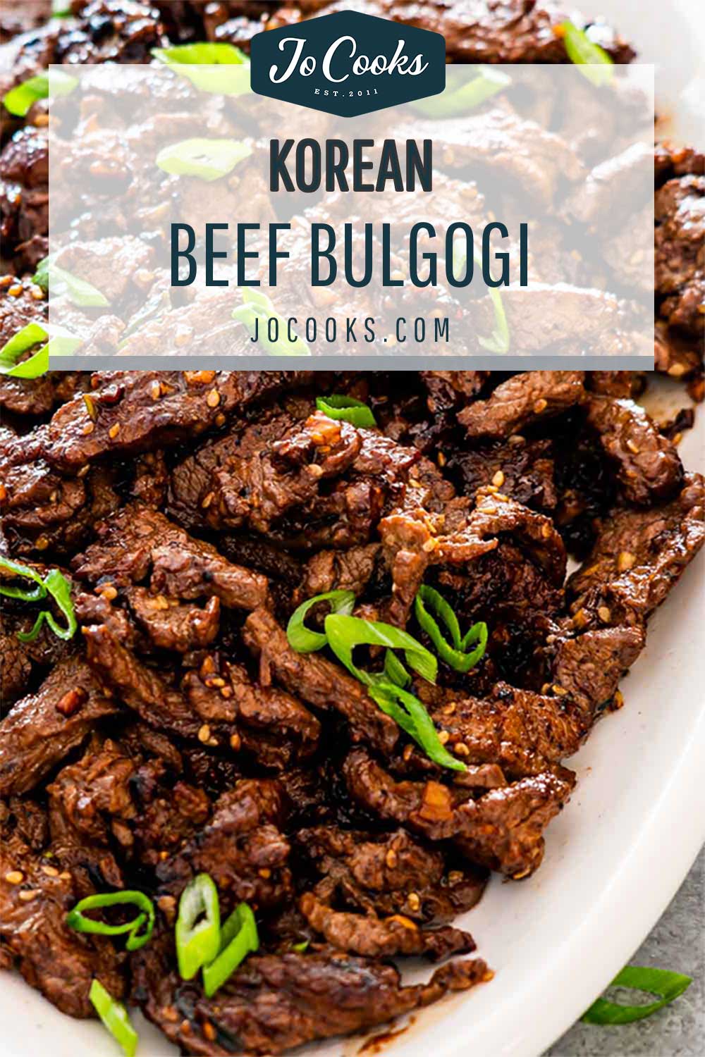 Instant Pot Korean-Style Beef Bulgogi with Scallions and Sesame