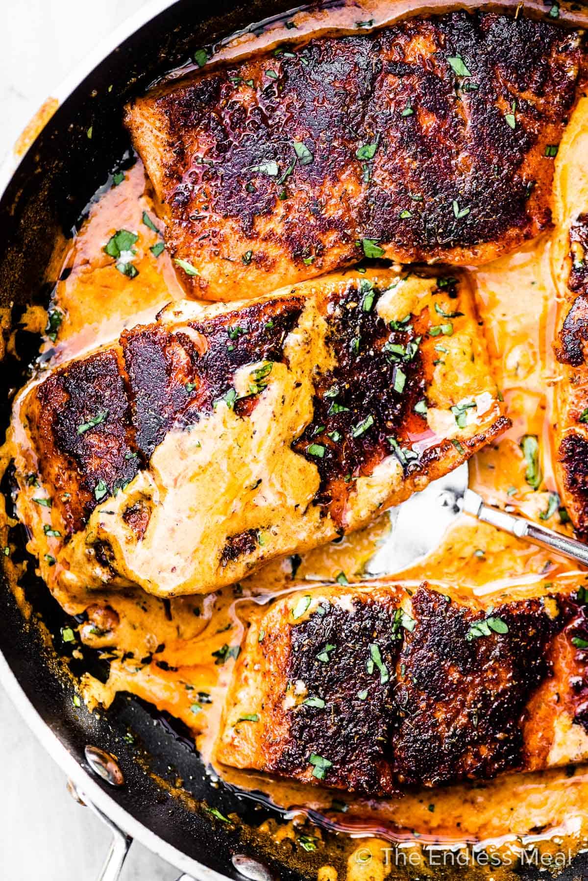 Baked Cajun-Spiced Salmon with Roasted Sweet Potato Wedges