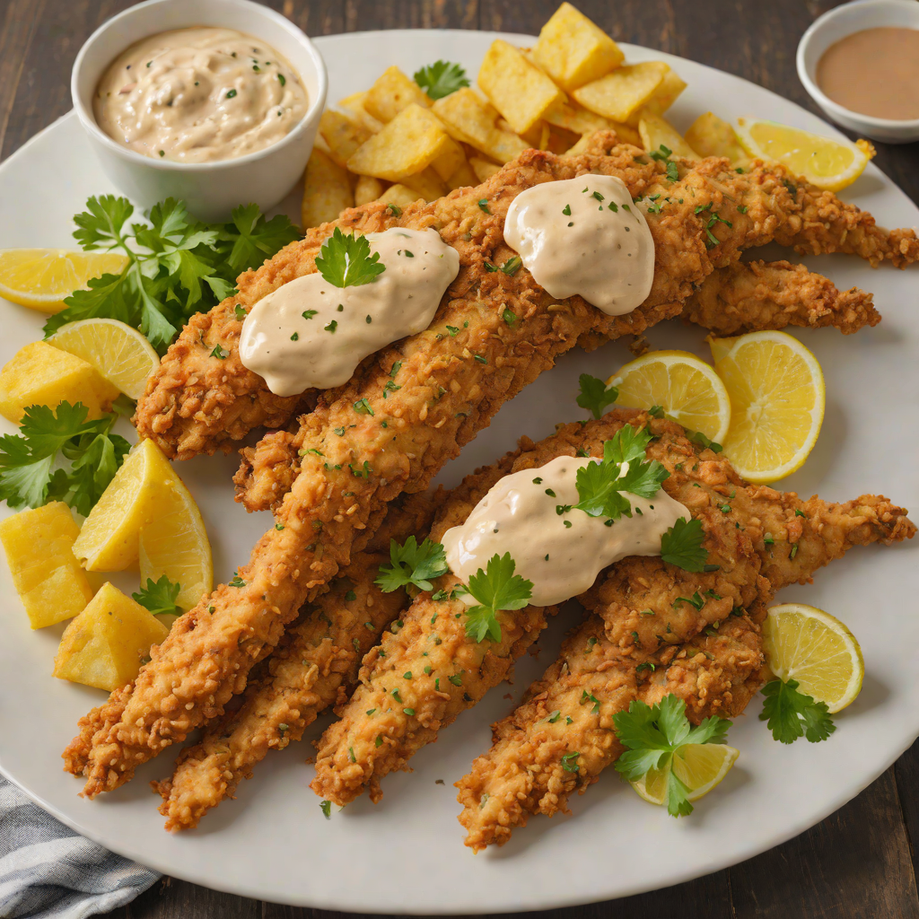 North Memphis Style Fried Catfish with Spicy Remoulade