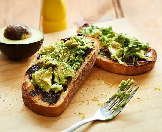 Avocado and Vegemite Smash on Sourdough Toast