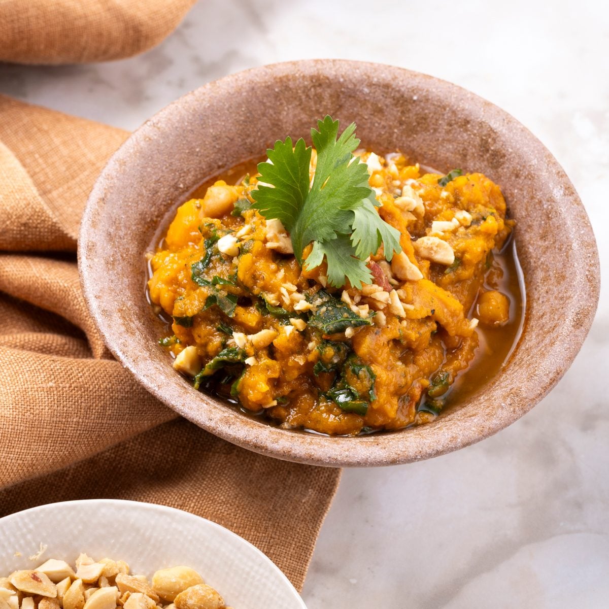 Spiced Senegalese Peanut Stew with Sweet Potatoes