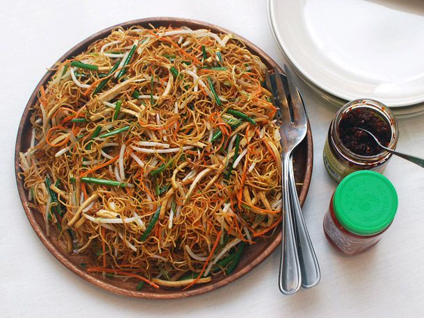 Cantonese Stir-Fried Chow Mein with Char Siu Pork