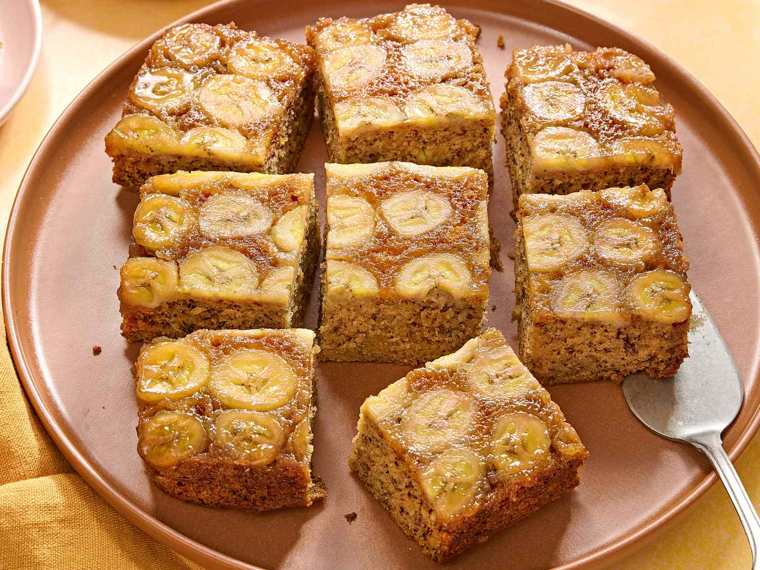 Caramelized Banana Upside-Down Sheet Pan Cake