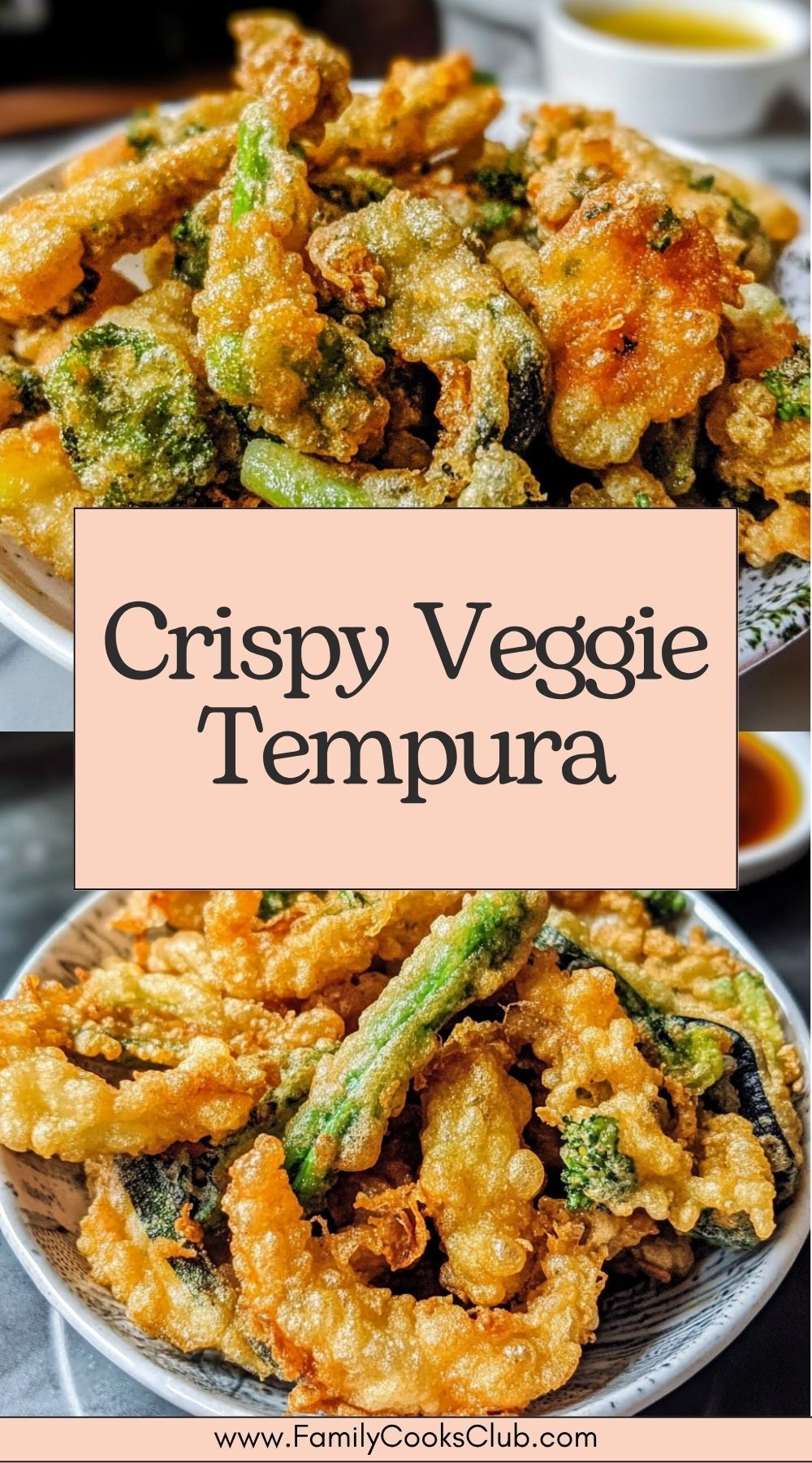 Authentic Vegetable Tempura with Dipping Sauce