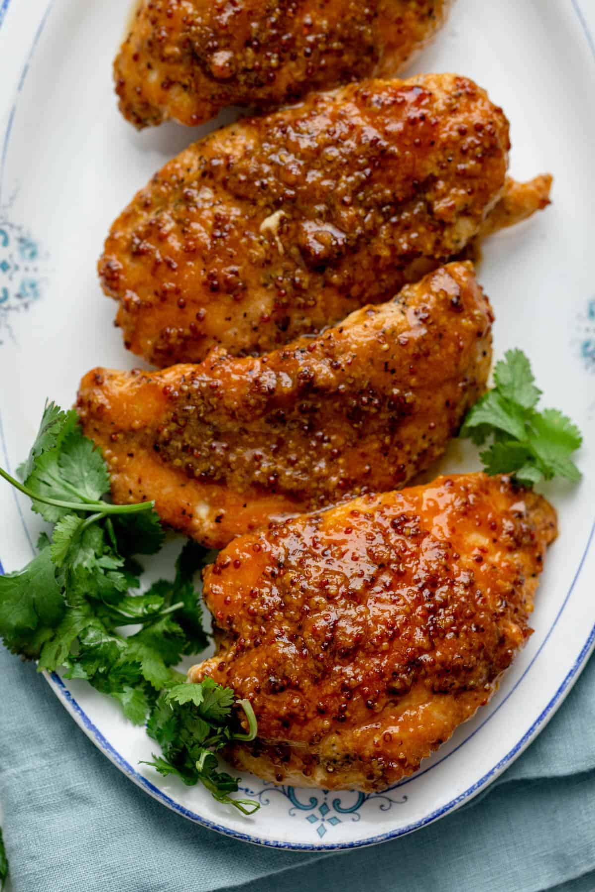 Pan-Seared Chicken with North Dakota Honey Mustard Glaze