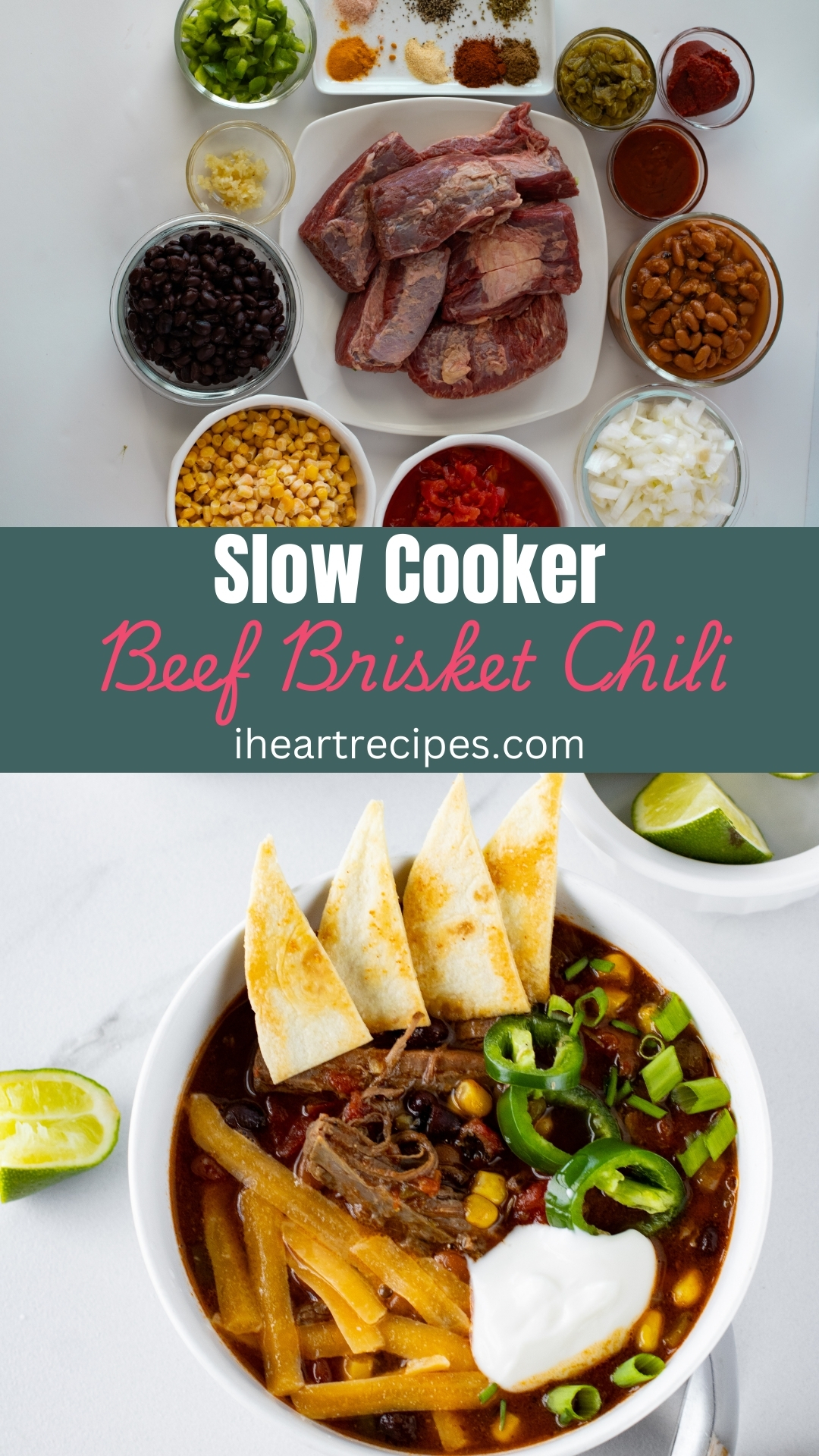 Slow Cooker Texas-Style Beef Brisket Chili