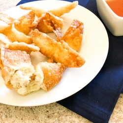 Sushi-Style Japanese Rangoons with Cream Cheese Dip