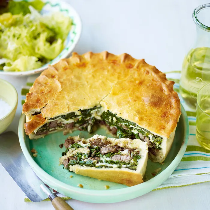 Bush-Spiced Lamb Meat Pie with Finger Lime Aioli