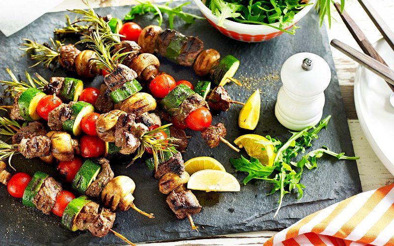 Smoky Barbecue Kangaroo Skewers with Native Berry Sauce