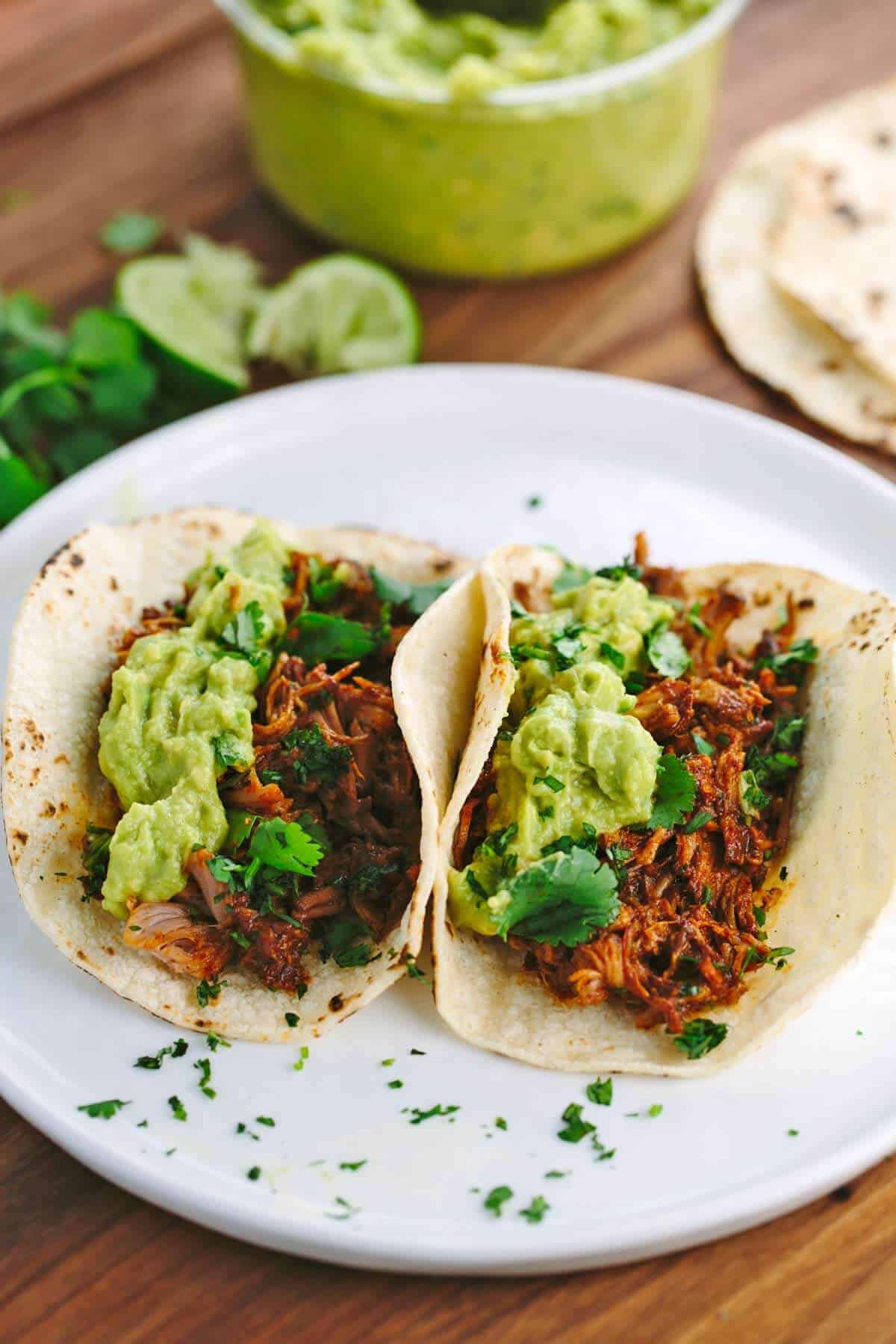 Spiced Rum Pineapple Pulled Pork Tacos