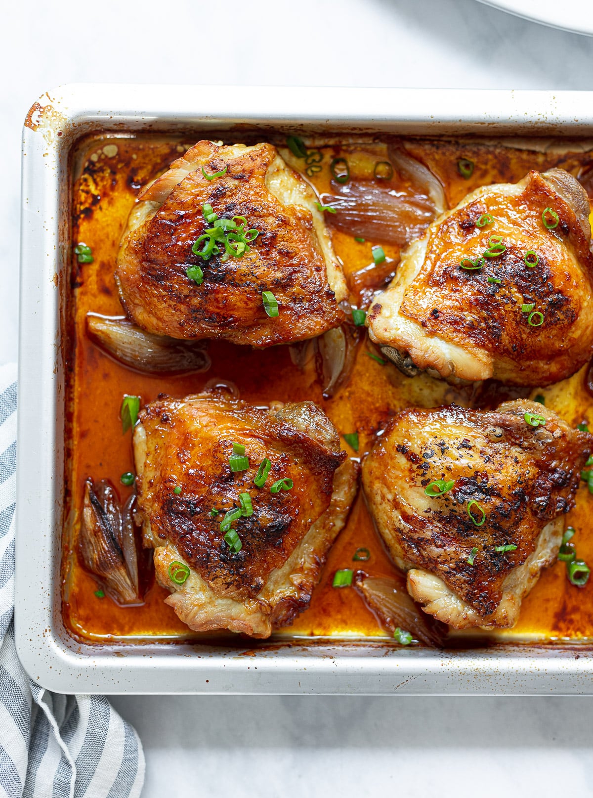 Interactive Lemon-Ginger Glazed Chicken Thighs
