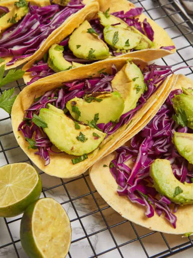 Best Tacos with Avocado Crema