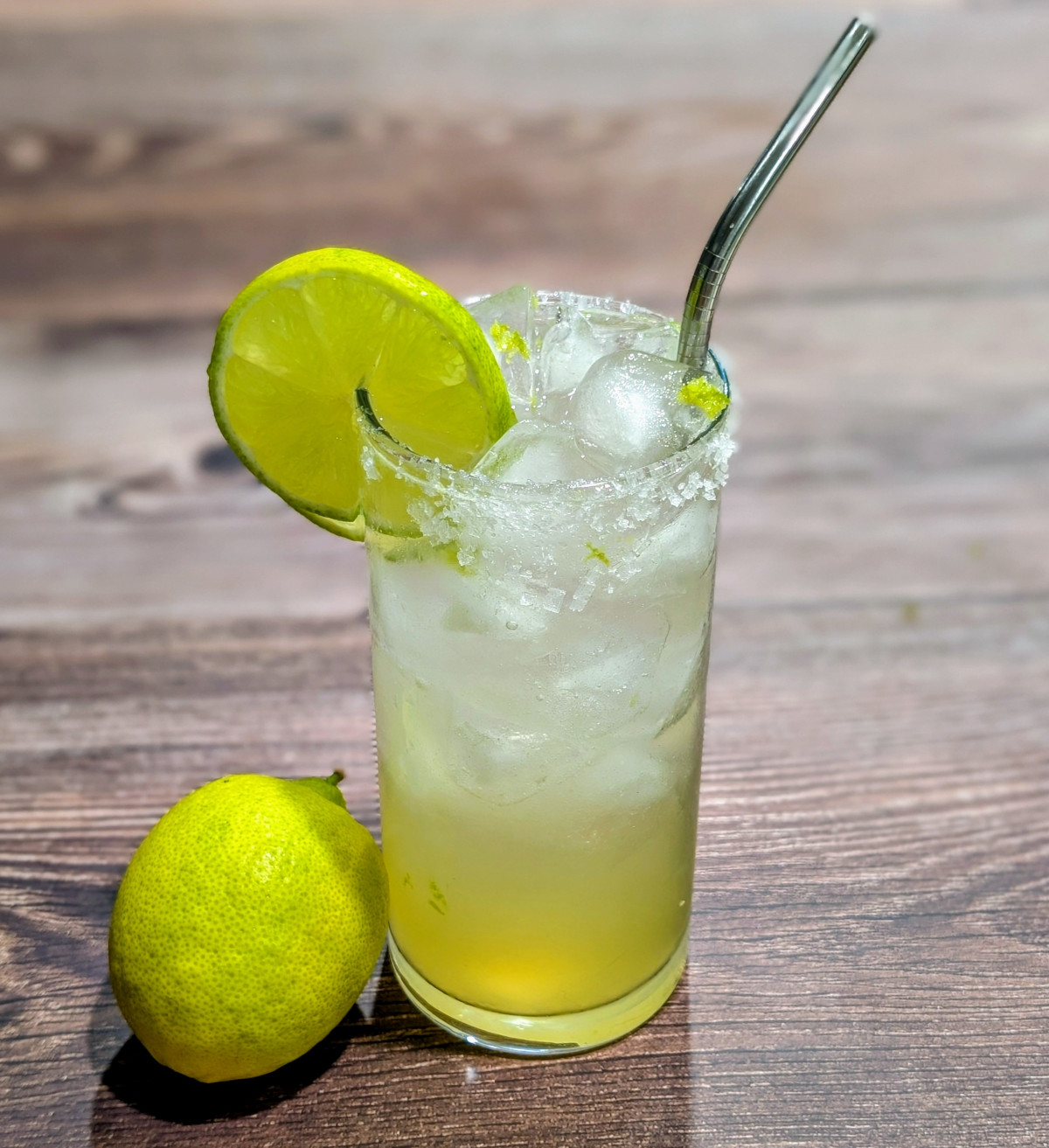 Light and Refreshing Classic Margarita with Optional Salted Rim