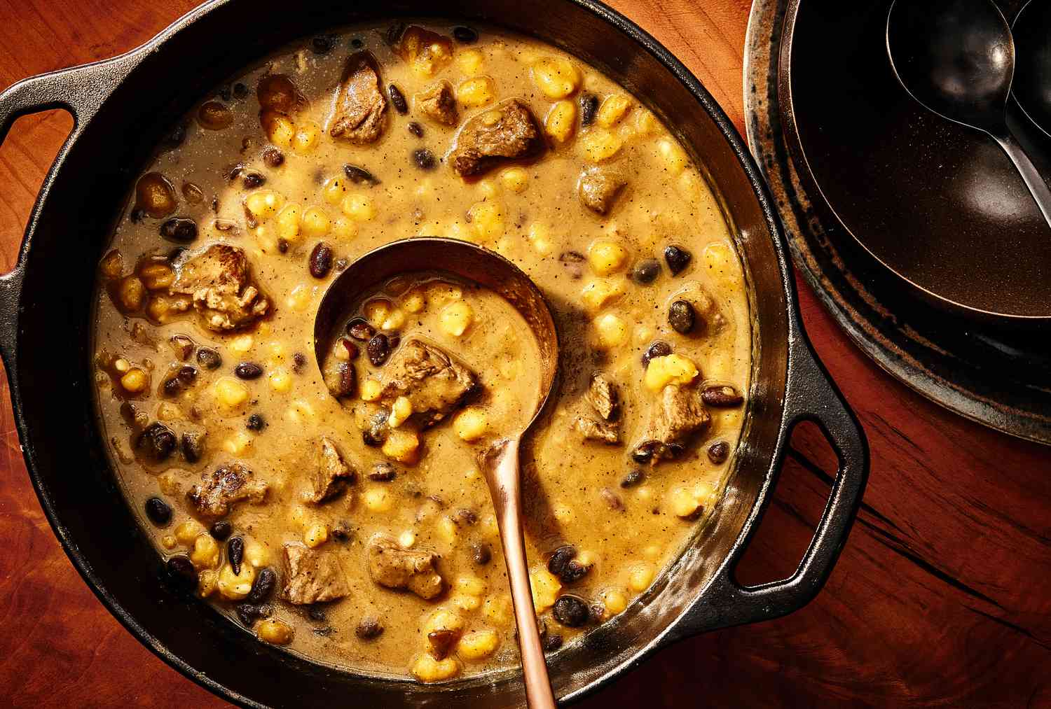 Sioux Falls-Style Bison Chili with Roasted Corn