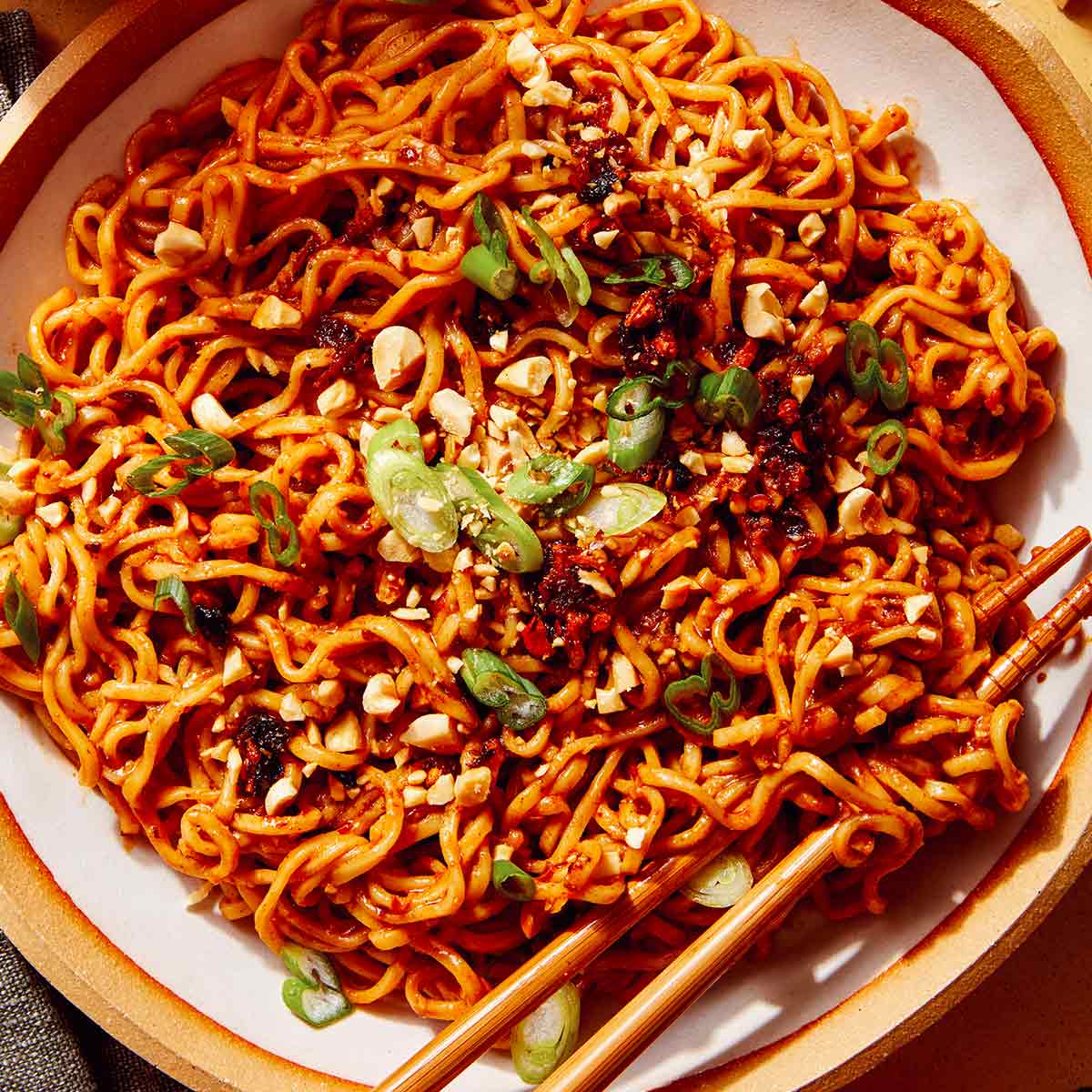 Stovetop Sweet and Spicy Noodles with Vegetables
