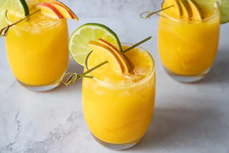 Spiced Mango Mezcal Paloma