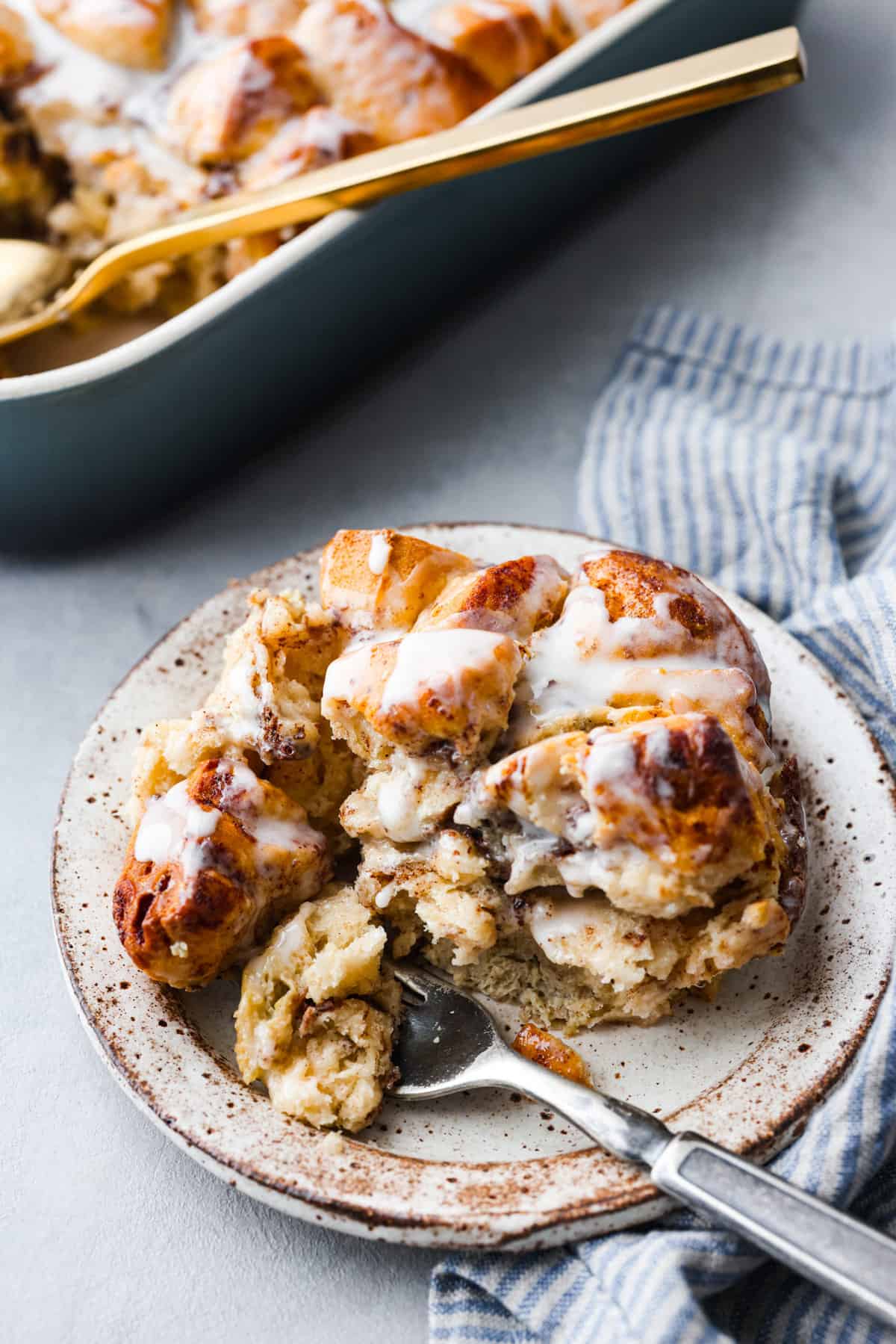 Cinnamon Roll French Toast Bake