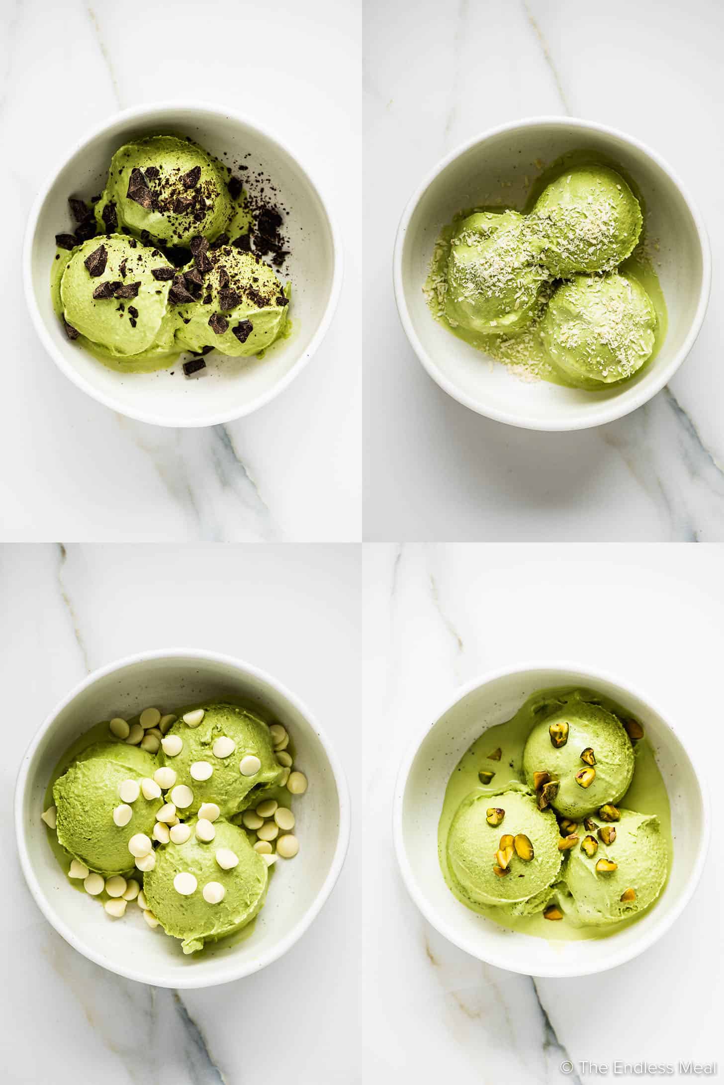 No-Churn Matcha Green Tea Ice Cream