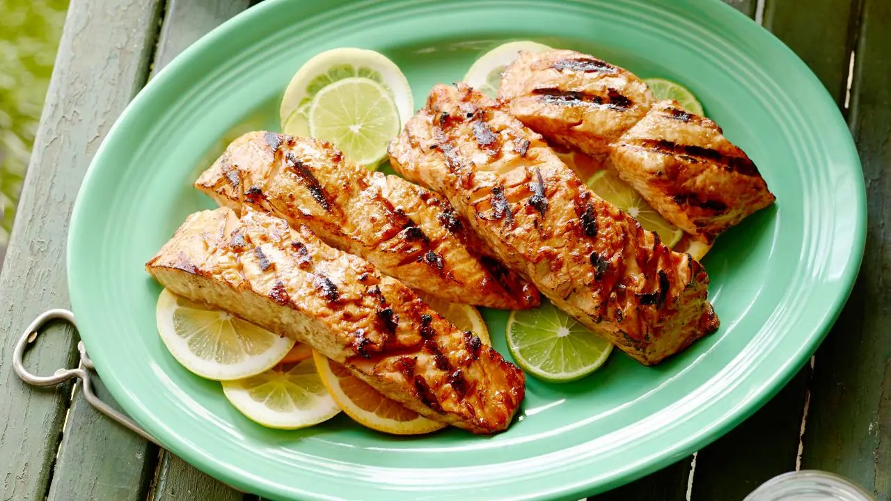 Citrus-Glazed Grilled Salmon with Avocado Salsa