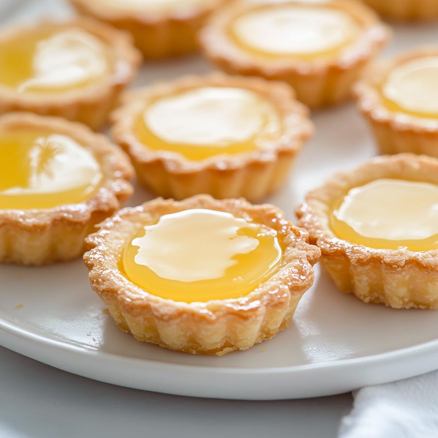 Whisked Lemon Meringue Tartlets