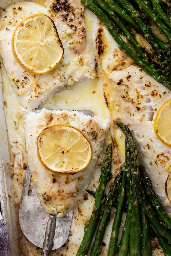 Baked Hoki Fillets with Lemon Myrtle and Garlic Crust