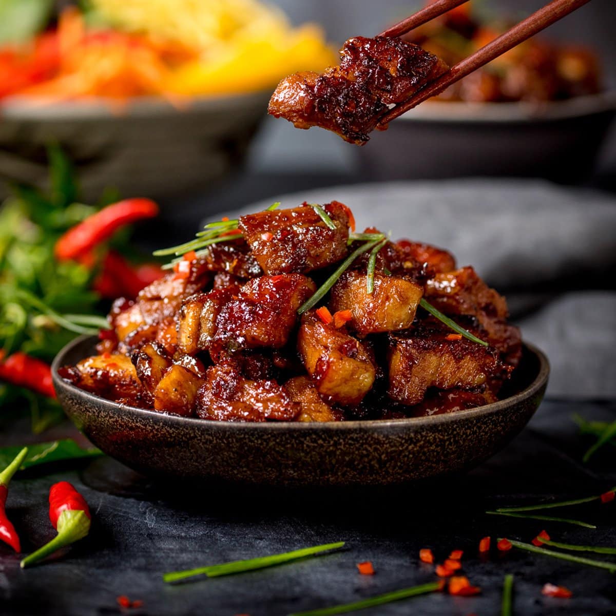 Spicy Korean-Style Grilled Pork Belly