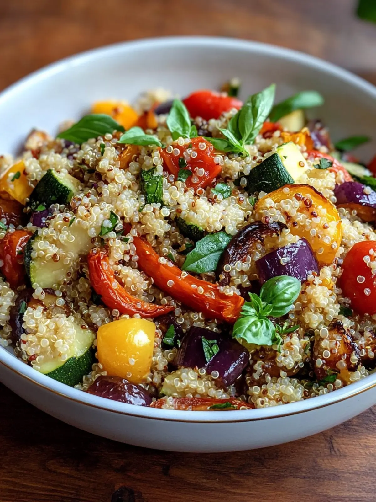 Kayaker’s Energizing Quinoa Salad with Roasted Vegetables