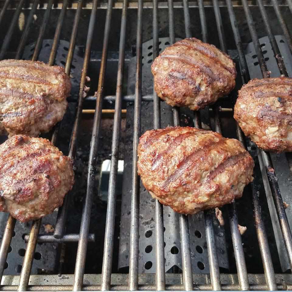 Grilled Buffalo Bison Burgers with Palisade Peach Chutney