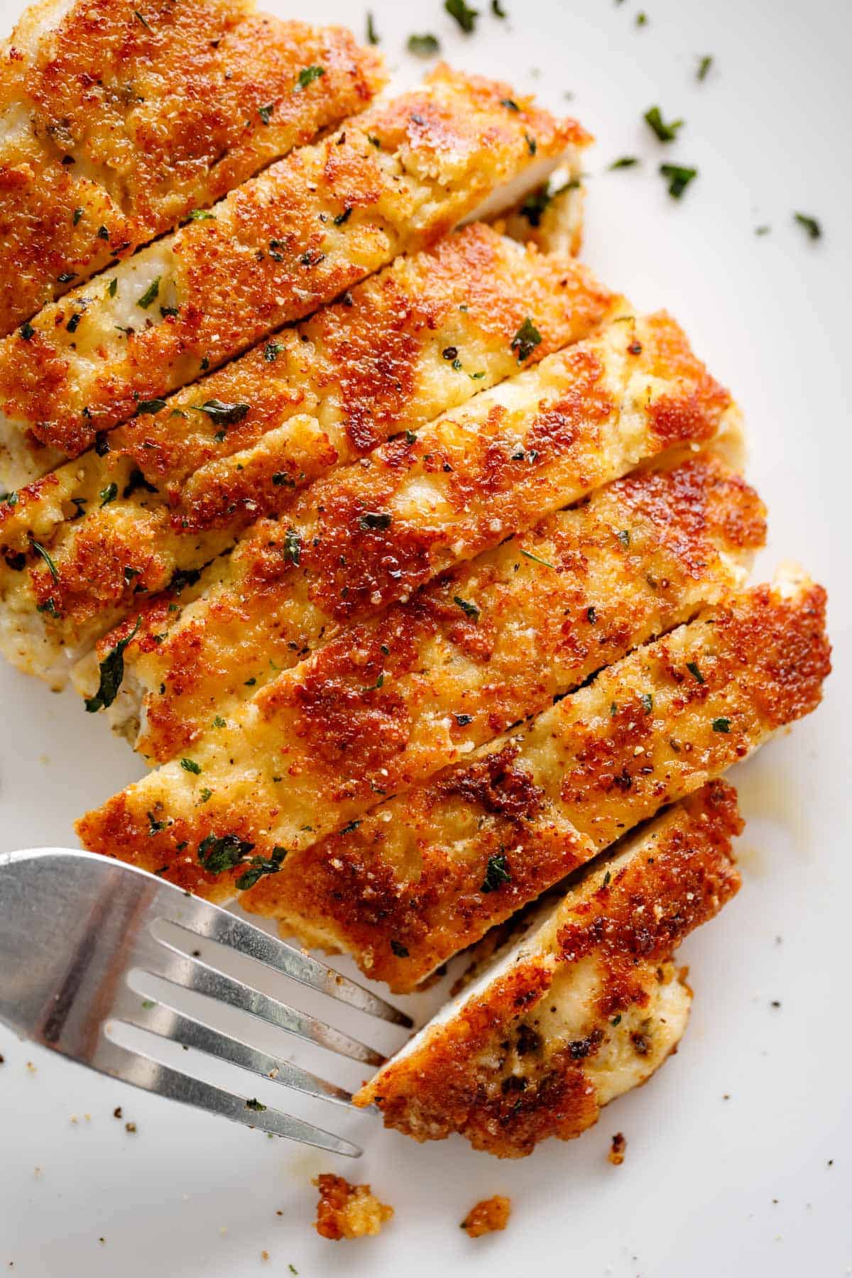 Baked Keto Parmesan Almond-Crusted Chicken Breast