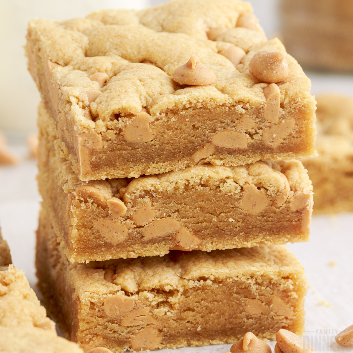 Peanut Brown-Butter Cookie Bars