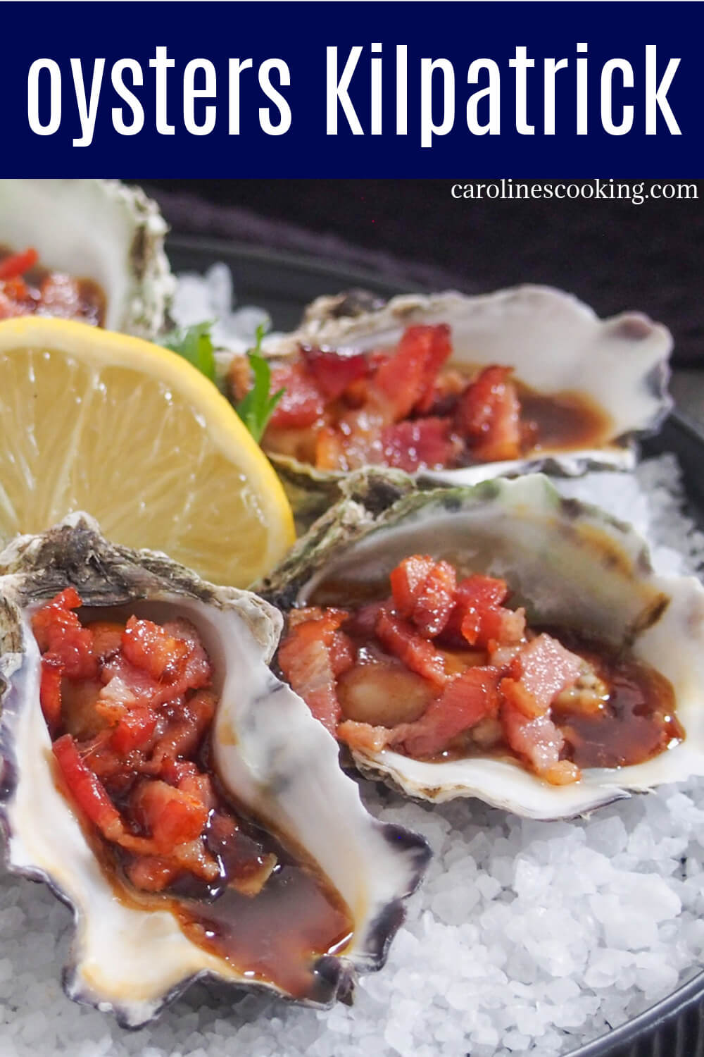 Oysters Kilpatrick with Smoky Bacon and Worcestershire Sauce