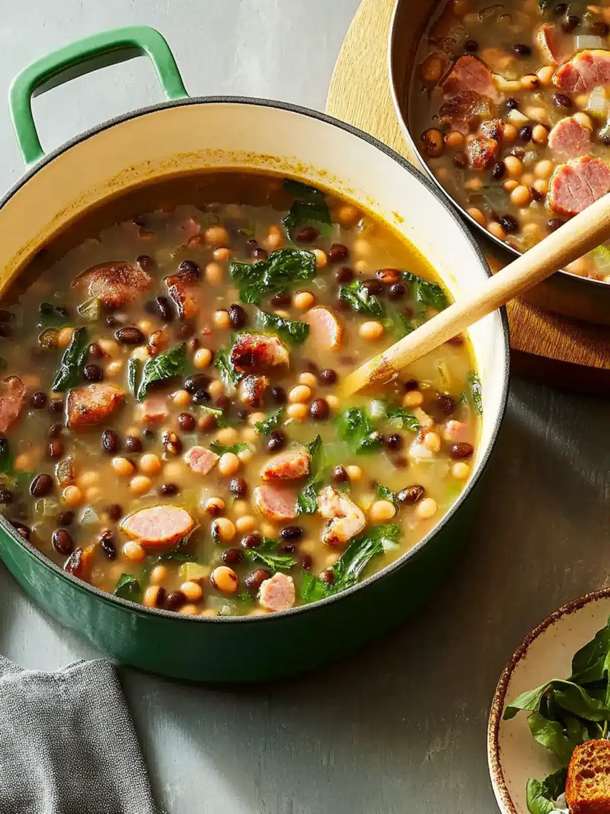 Smoked Ham Hock and Black-Eyed Pea Stew