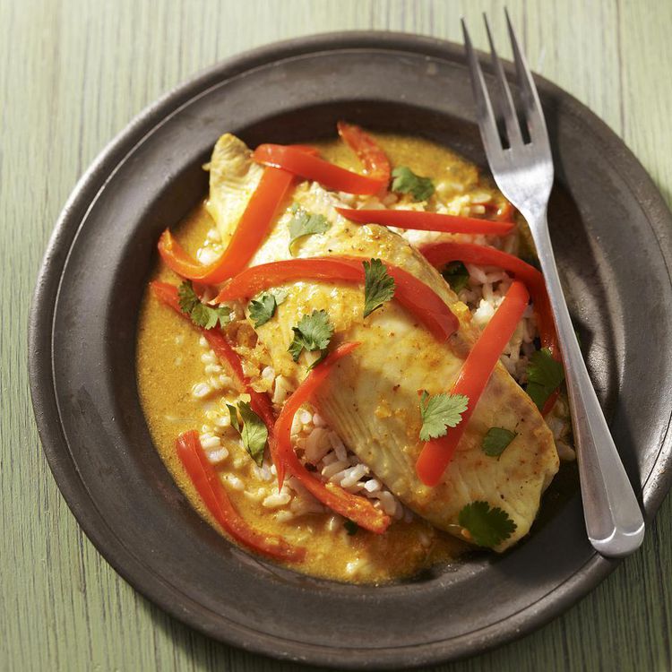 Coconut Curry Tilapia with Tanzanian Spices