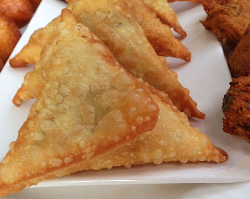 Crispy Ethiopian Sambusa with Lentil and Spice Filling