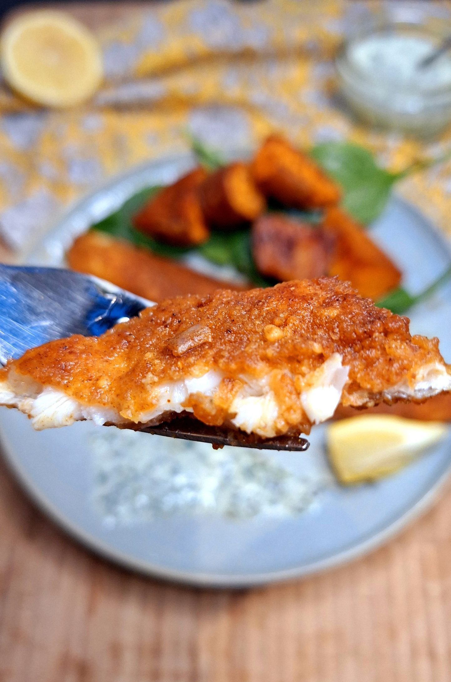 Chennai Coastal Spiced Fish Fry with Curry Leaf and Mustard Seed