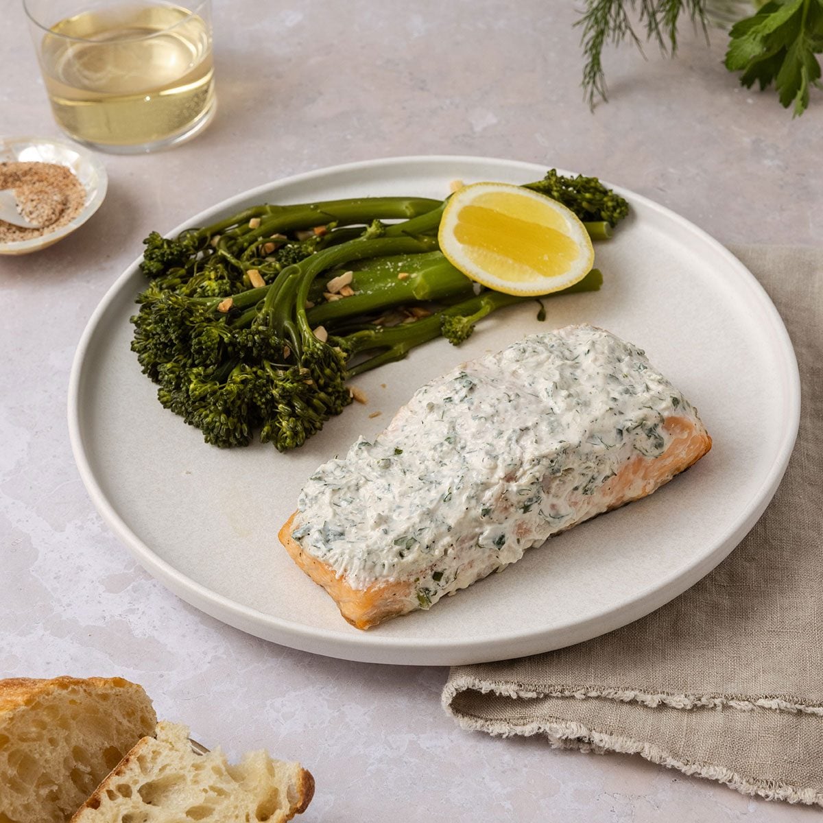 Lake Michigan Citrus Herb Grilled Salmon