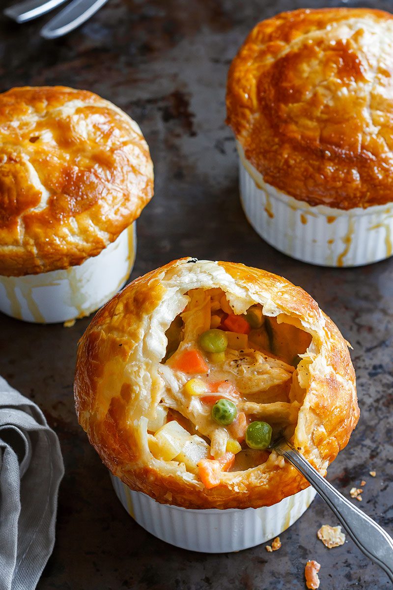 Oven-Roasted Honey-Glazed Baby Animal Pot Pies