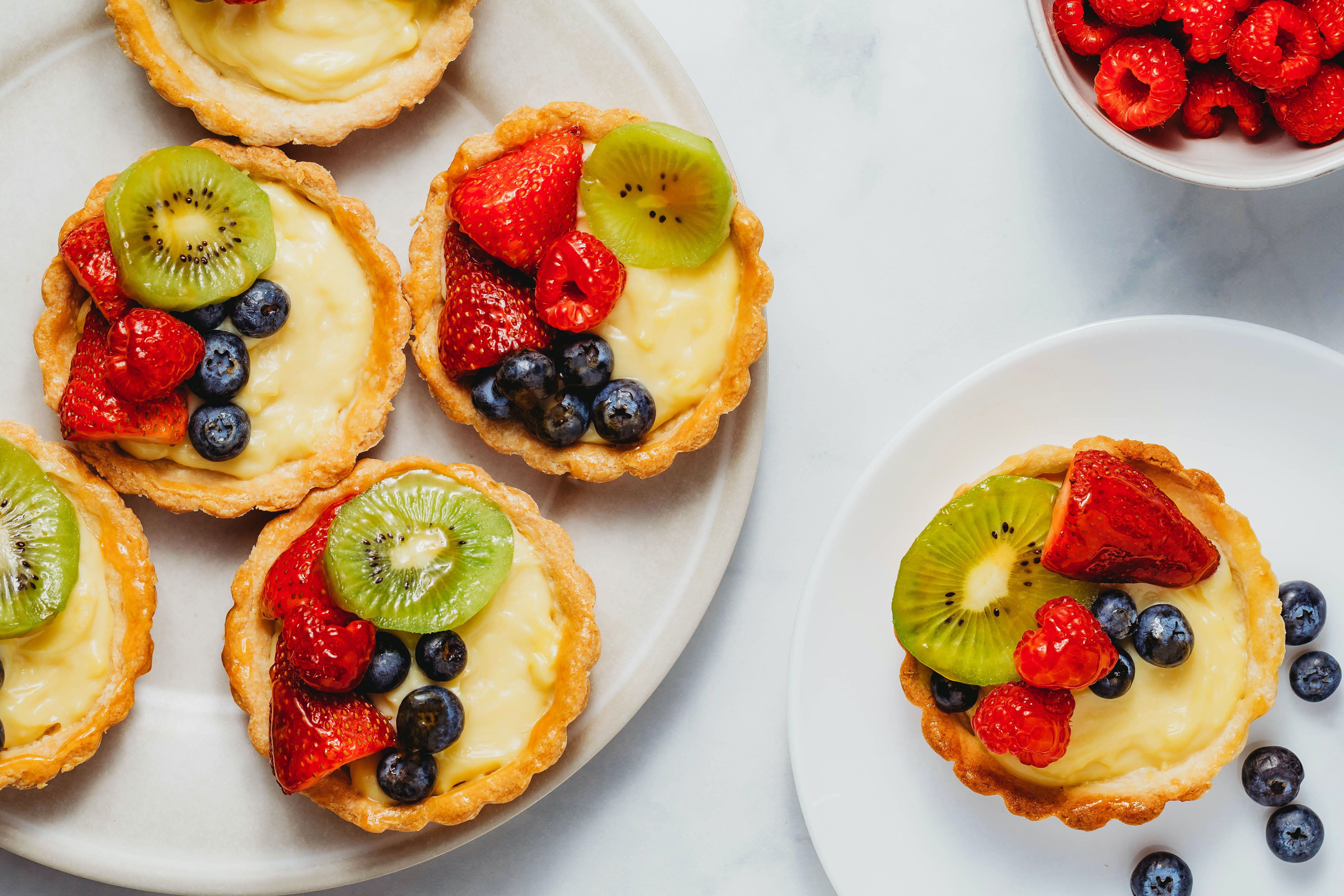 Sourdough Pastry Tart with Organic Berry Compote