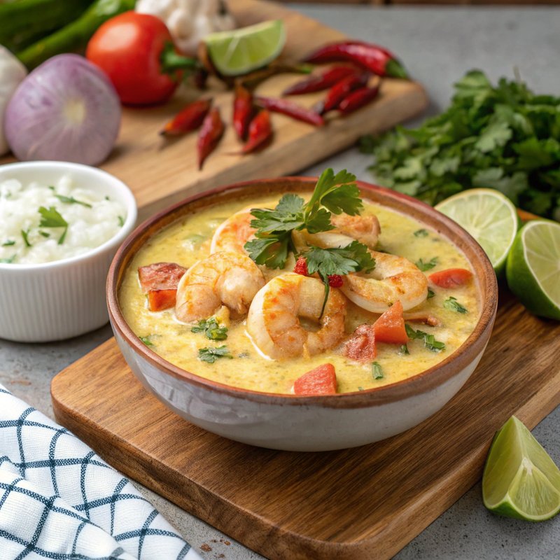 Bobo de Camarão with Coconut Milk and Dendê Oil