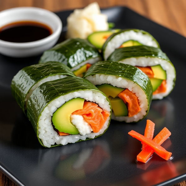 Sushi Yume-Style Salmon Avocado Roll