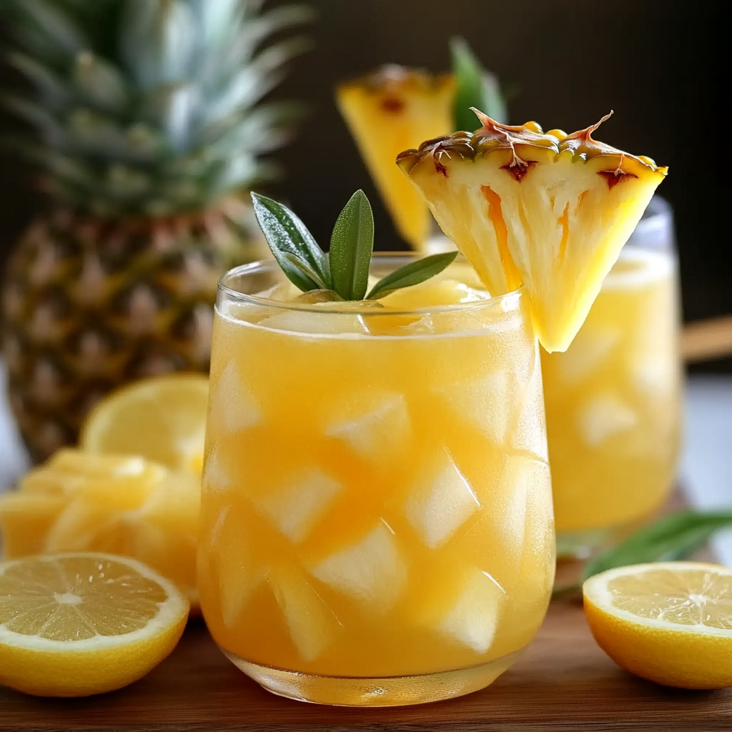 Tiki-Inspired Coconut Rum Pineapple Punch