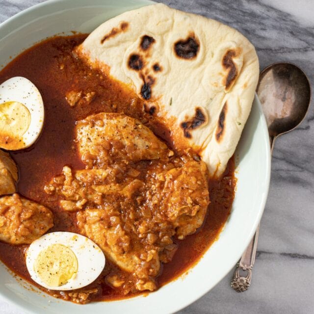 Niter Kibbeh-Infused Doro Wat Chicken Stew