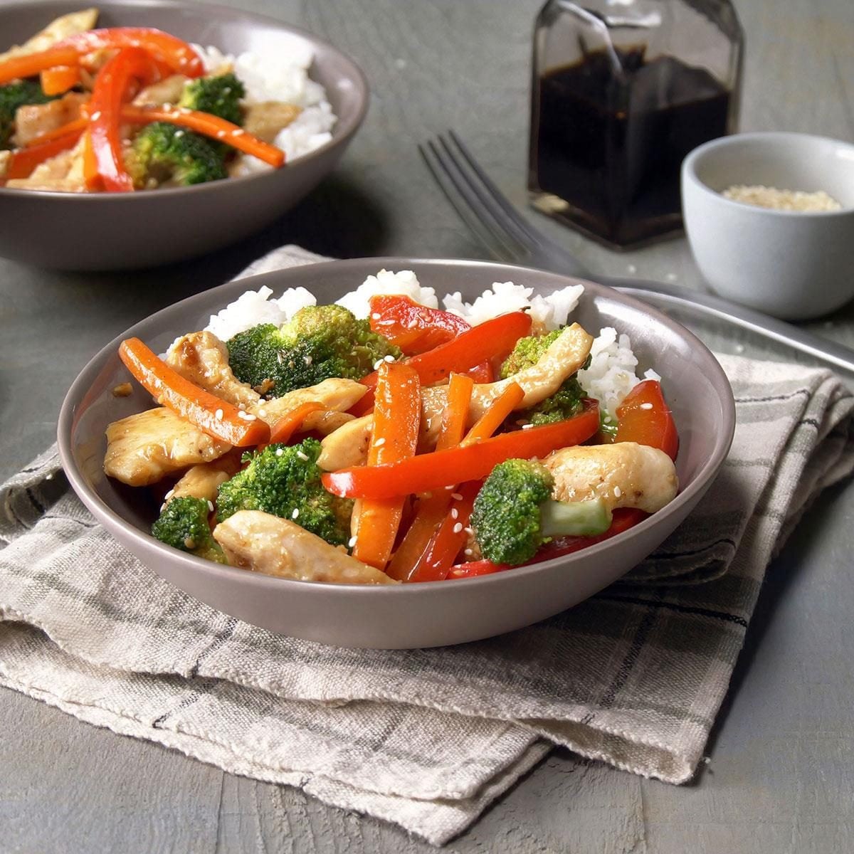 Two-Step Verification Spiced Chicken Stir Fry