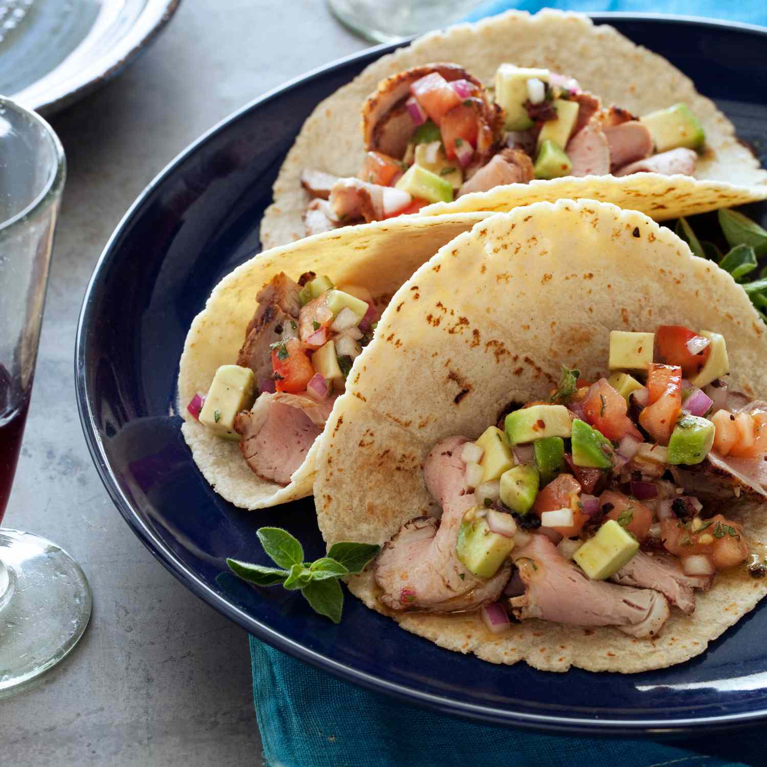 Taco-Spiced Grilled Pork Tenderloin with Avocado Salsa