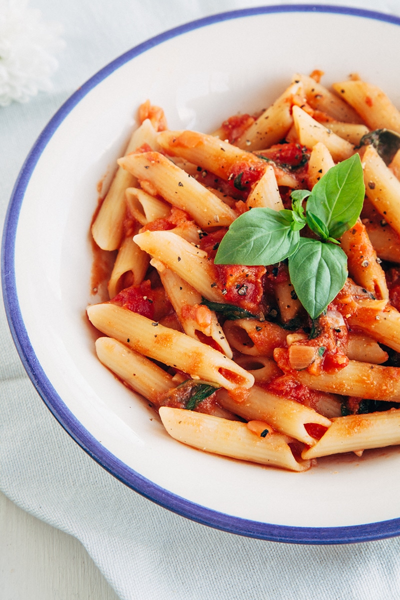 One-Pot Tomato Basil Penne Pasta