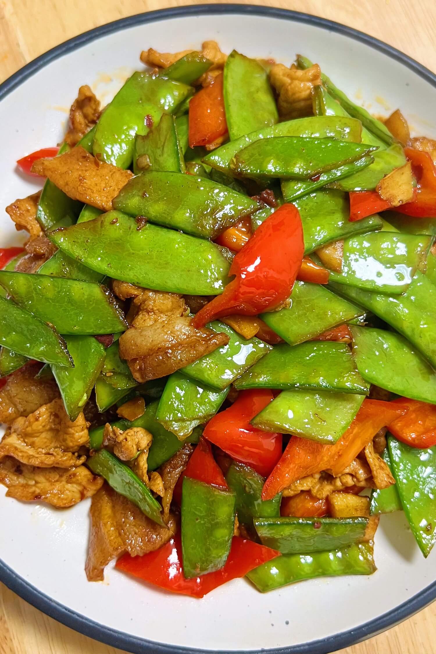 Spiced Pork Stir-Fry with Snow Peas and Ginger